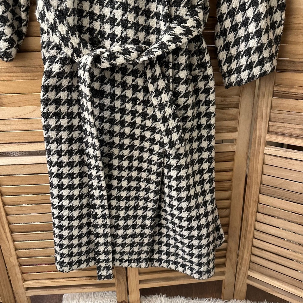 L'Academie the Celena Coat in Black & Ivory size XS NWT - Picture 9 of 9